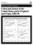 Crime and Justice in the United States and in England and Wales,
