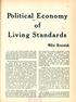 Political Economy of Living Standards