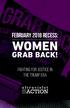 february 2018 Recess: WOMEN GRAB BACK! Fighting for justice in the Trump era