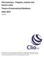 Clio Summary : Chapters, articles and lecture notes Theory of International Relations