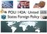 POLI 142A: United States Foreign Policy