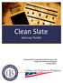 Clean Slate. Advocacy Toolkit
