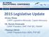 2015 Legislative Update