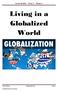 Living in a Globalized World