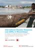 International Disaster Response Law (IDRL) in Mozambique