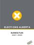 ELECTIONS ALBERTA BUSINESS PLAN 2016/ /20