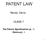 The Patent Specification pt. 1; Claims pt. 1