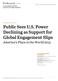 Public Sees U.S. Power Declining as Support for Global Engagement Slips