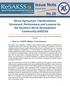 Africa Agriculture Transformation Scorecard: Performance and Lessons for the Southern Africa Development Community-SADCSS