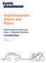 Riders. RoSPA Advanced Drivers and. Riders Edinburgh & Lothians Constitution
