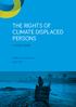 THE RIGHTS OF CLIMATE DISPLACED PERSONS A QUICK GUIDE
