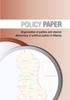 POLICY PAPER. Organization of parties and internal democracy of political parties in Albania