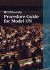 UNSociety Procedure Guide for Model UN