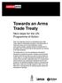 Towards an Arms Trade Treaty
