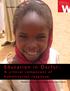 Education in Darfur: A critical component of humanitarian response. December Women s Commission for Refugee Women and Children WOMEN S