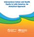 Intersectoral Action and Health Equity in Latin America: An Analytical Approach