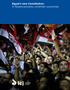 Egypt s new Constitution: A flawed process; uncertain outcomes