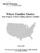 Where Families Matter: State Progress Toward Valuing America s Families