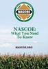 NASCOE: What You Need To Know NASCOE.ORG
