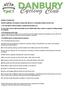 Rules/Constitution of Danbury Cycling Club which is a Community Amateur Sports Club