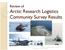 Review of Arctic Research Logistics Community Survey Results