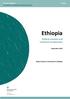 Ethiopia. Political situation and treatment of opposition. Country Report 7 / 2018 COUNTRY OF ORIGIN INFORMATION (COI) September 2018