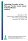 Embedding Prevention in State Policy and Practice: Second Annual Evaluation Report Volume I