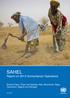 SAHEL Report on 2013 Humanitarian Operations