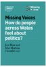Missing Voices How do people across Wales feel about politics?