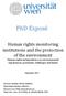 PhD Exposé. Human rights monitoring institutions and the protection of the environment