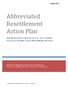 Abbreviated Resettlement Action Plan