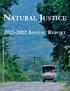 Natural Justice annual report