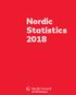 Nordic Statistics 2018