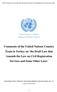 Comments of the United Nations Country Team in Turkey on the Draft Law that Amends the Law on Civil Registration Services and Some Other Laws