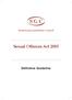 S G C. Sexual Offences Act Definitive Guideline. Sentencing Guidelines Council