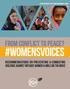 #womensvoices. From conflict TO peace? Recommendations on PREVEnting & combating violence against refugee women & girls on the move