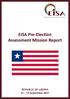 Electoral Institute for Sustainable Democracy in Africa. EISA Pre-Election Assessment Mission Report