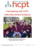 Volunteering with HCPT: Safer Recruitment Guidance