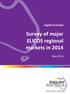 English Australia. Survey of major ELICOS regional markets in 2014