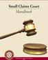 Published by the Arkansas Bar Association Small Claims Court Handbook