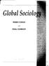 Global Sociology ROBIN COHEN PAUL KENNEDY. and
