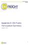 OKI Regional Freight Plan Final Report. Appendix D: OKI Public Participation Summary
