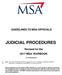 GUIDELINES TO MSA OFFICIALS JUDICIAL PROCEDURES. Revised for the 2017 MSA YEARBOOK. (v1.0 04Jan2017)