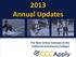 2013 Annual Updates. The New Online Gateway to the California Community Colleges