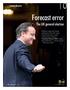 Forecast error The UK general election