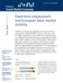 Fixed-term employment and European labor market mobility