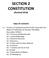SECTION 2 CONSTITUTION (Revised 2016)