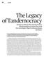The Legacy of Tandemocracy