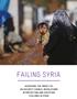 FAILING SYRIA EMBARGOED UNTIL THURSDAY 12 MARCH