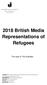 2018 British Media Representations of Refugees